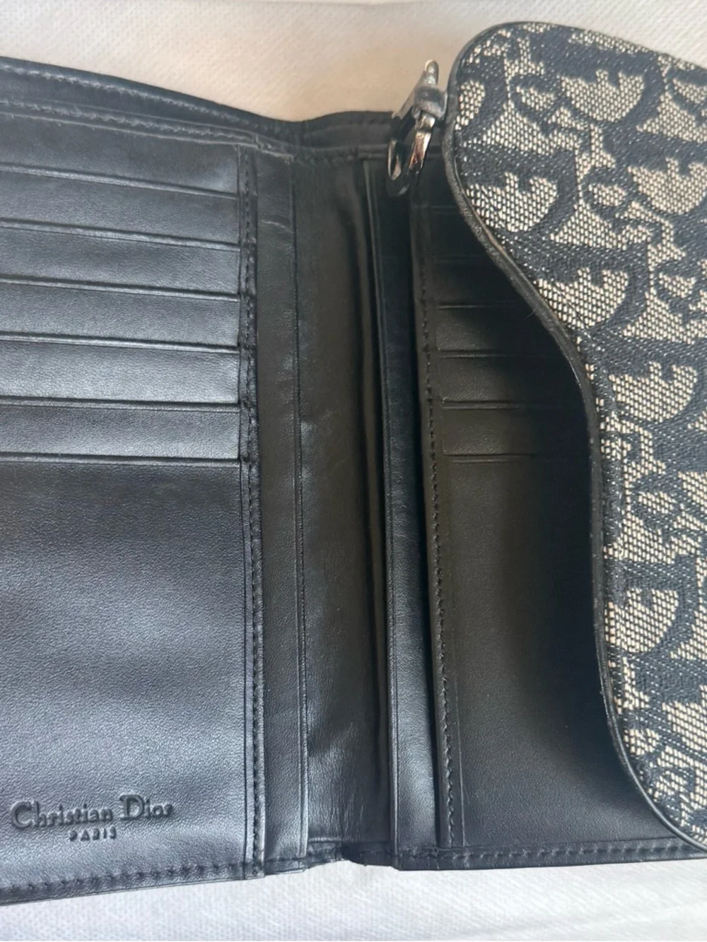 Christian Dior Saddle Trotter Long Wallet